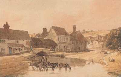 Das Dorf Kirkstall, Yorkshire von Thomas Girtin
